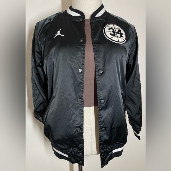 Nike Air Jordan | He Got Game | Street Style Collaboration Satin Jacket | Small - Picture 7 of 10